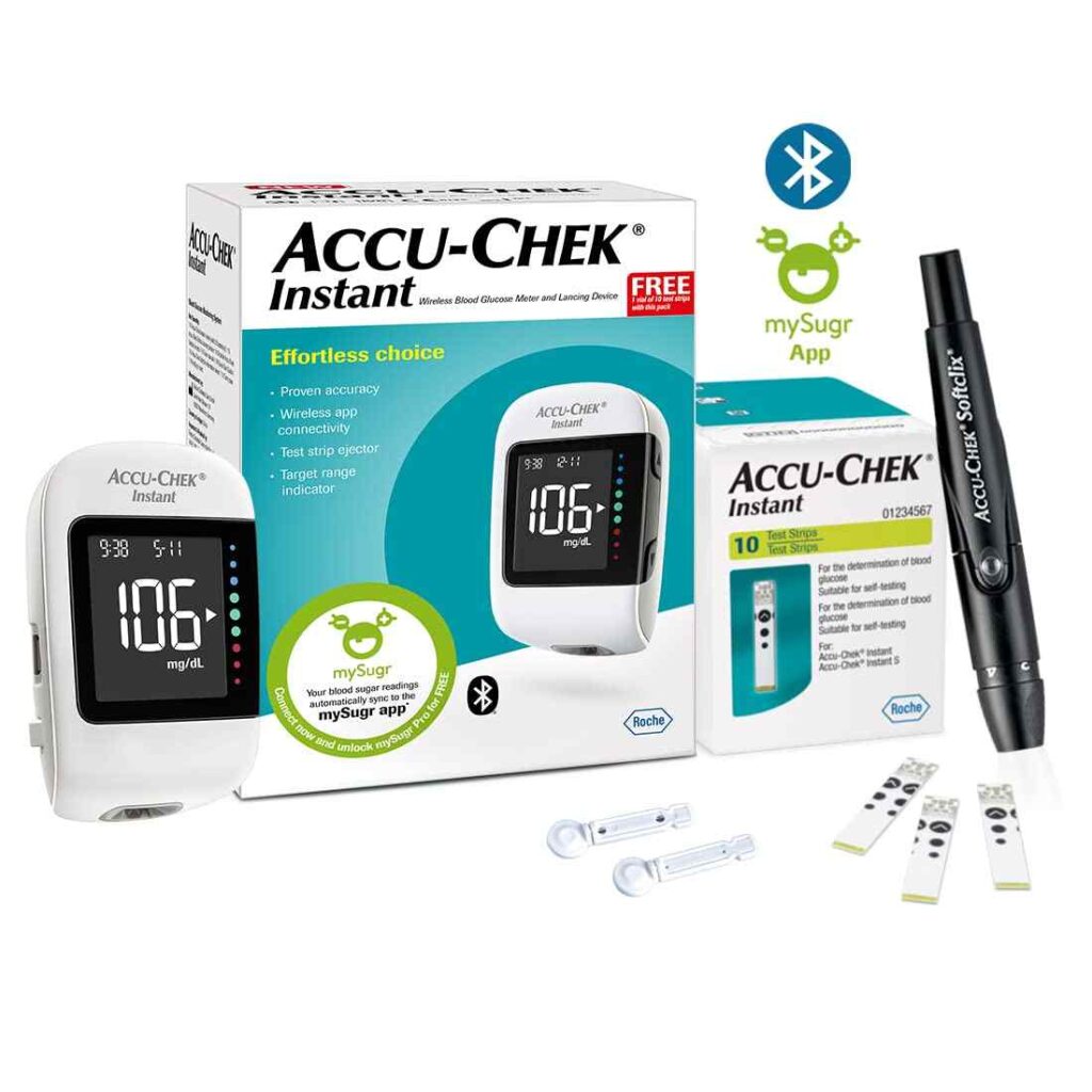 accu check instant blood glucose glucometer 1