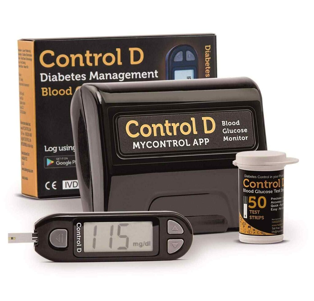 control d blood glucose monitor 1