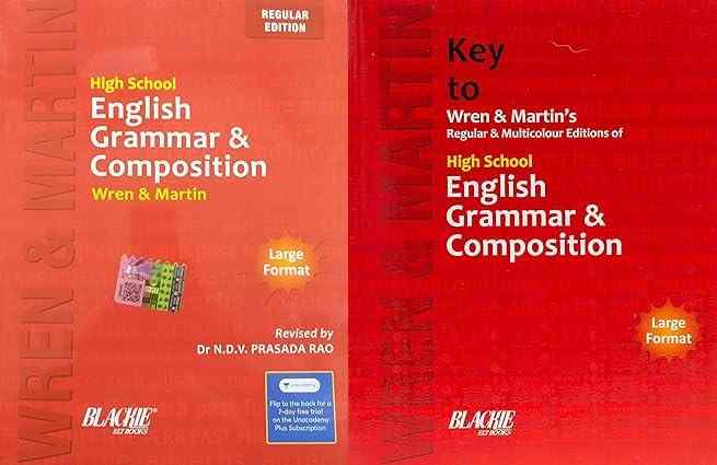 wren and martin english grammar 1