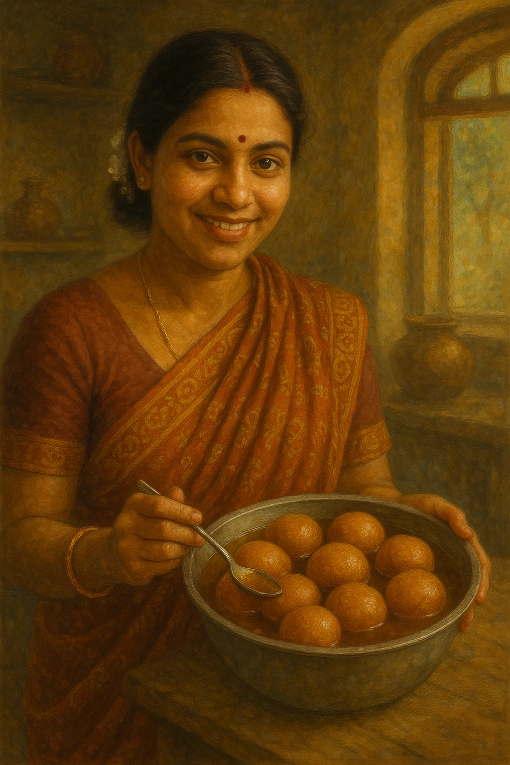 নলেন-গুড়ের-রসগোল্লা