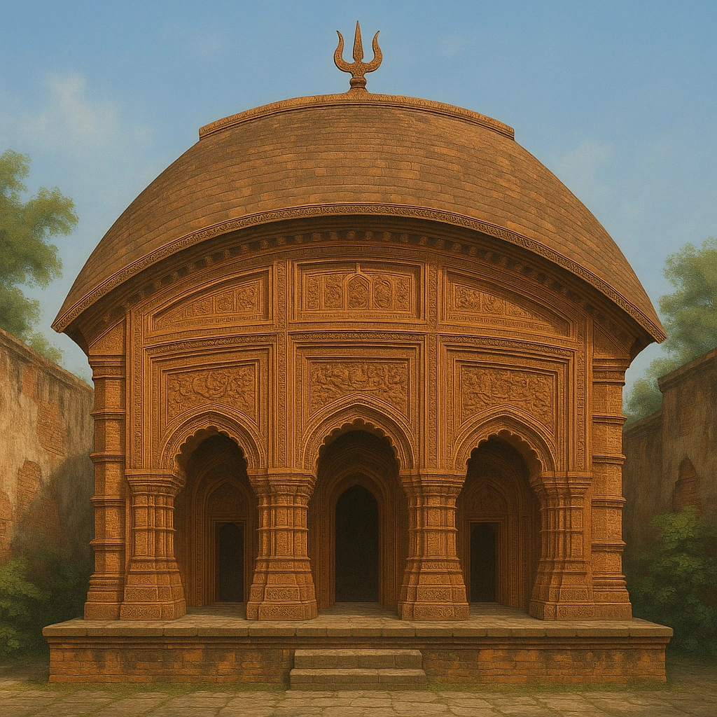 চার বাংলা মন্দিরে